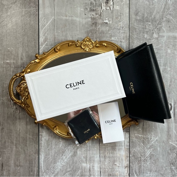 CELINE 60MM Flat-Top Square Sunglasses in Black - Picture 13 of 15